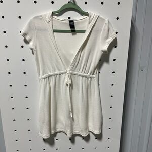 Hangover White Hooded Tee Size S